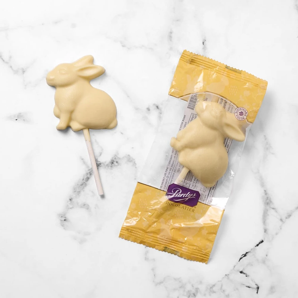 White Chocolate Bunny Lolly, 30 g