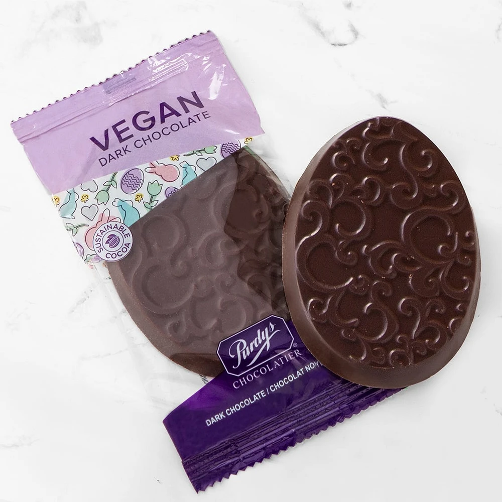 Vegan Dark Chocolate Spring Egg