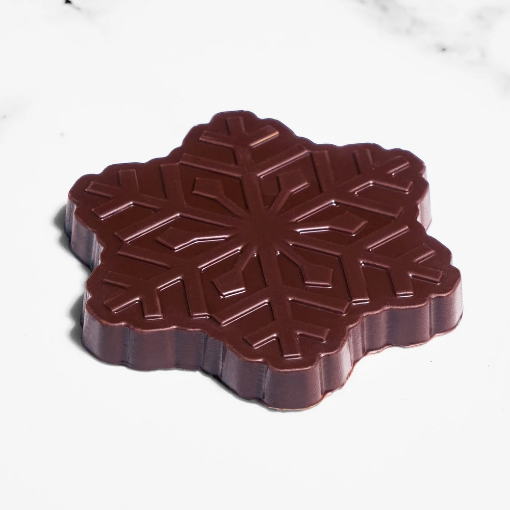 Vegan Dark Chocolate Snowflake, 30 g