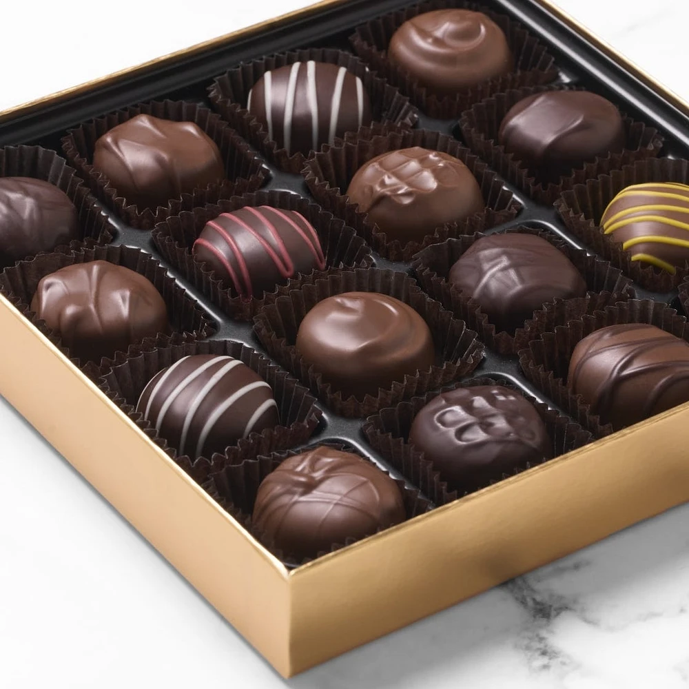 Milk & Dark Chocolate Creams, 16 pc