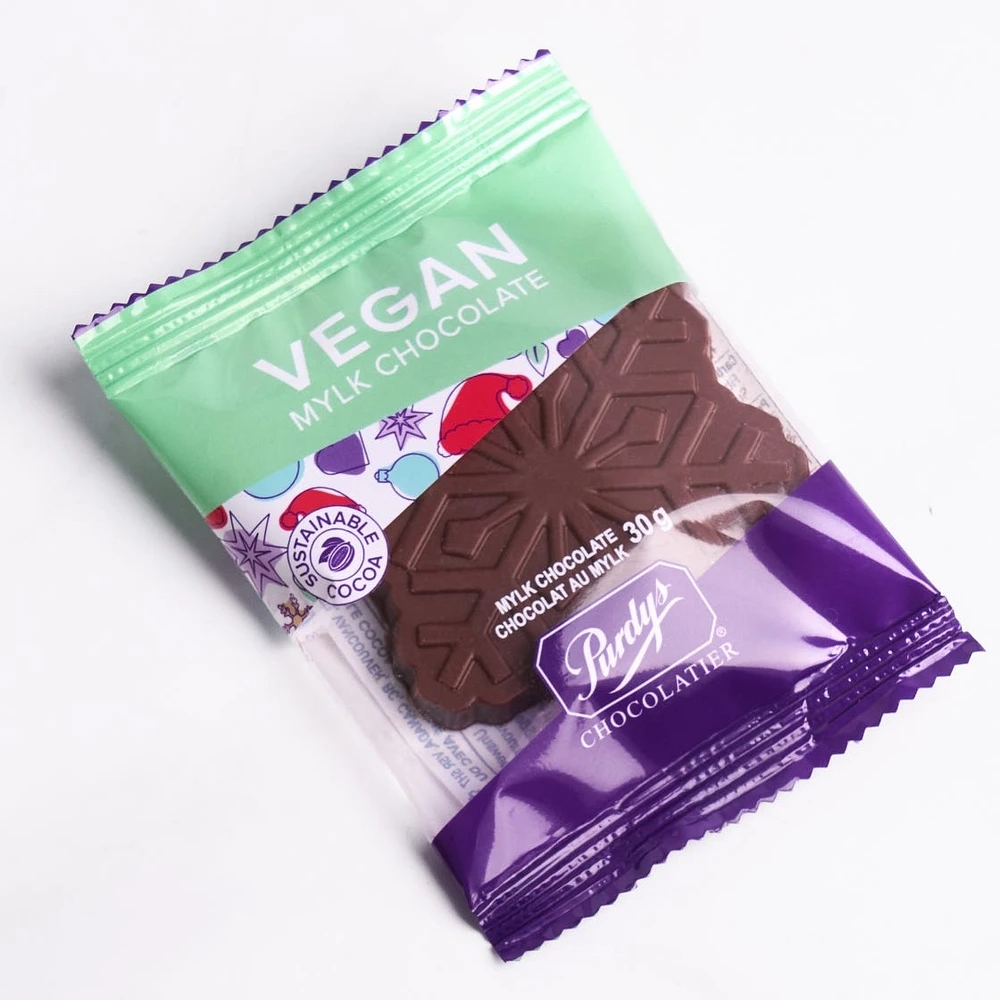 Vegan Mylk Chocolate Snowflake, 30 g