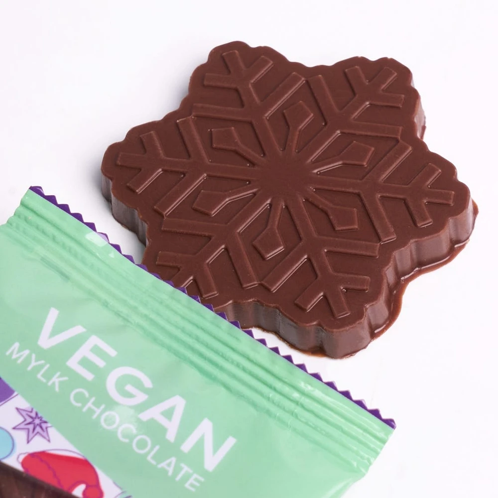 Vegan Mylk Chocolate Snowflake, 30 g