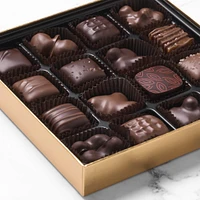 Milk & Dark Chocolate Nuts & Caramels, 16 pc
