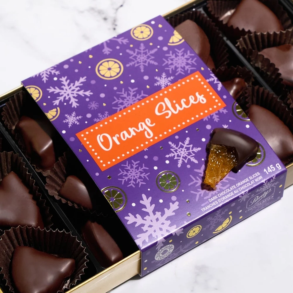 Dark Chocolate Orange Slices, 145 g