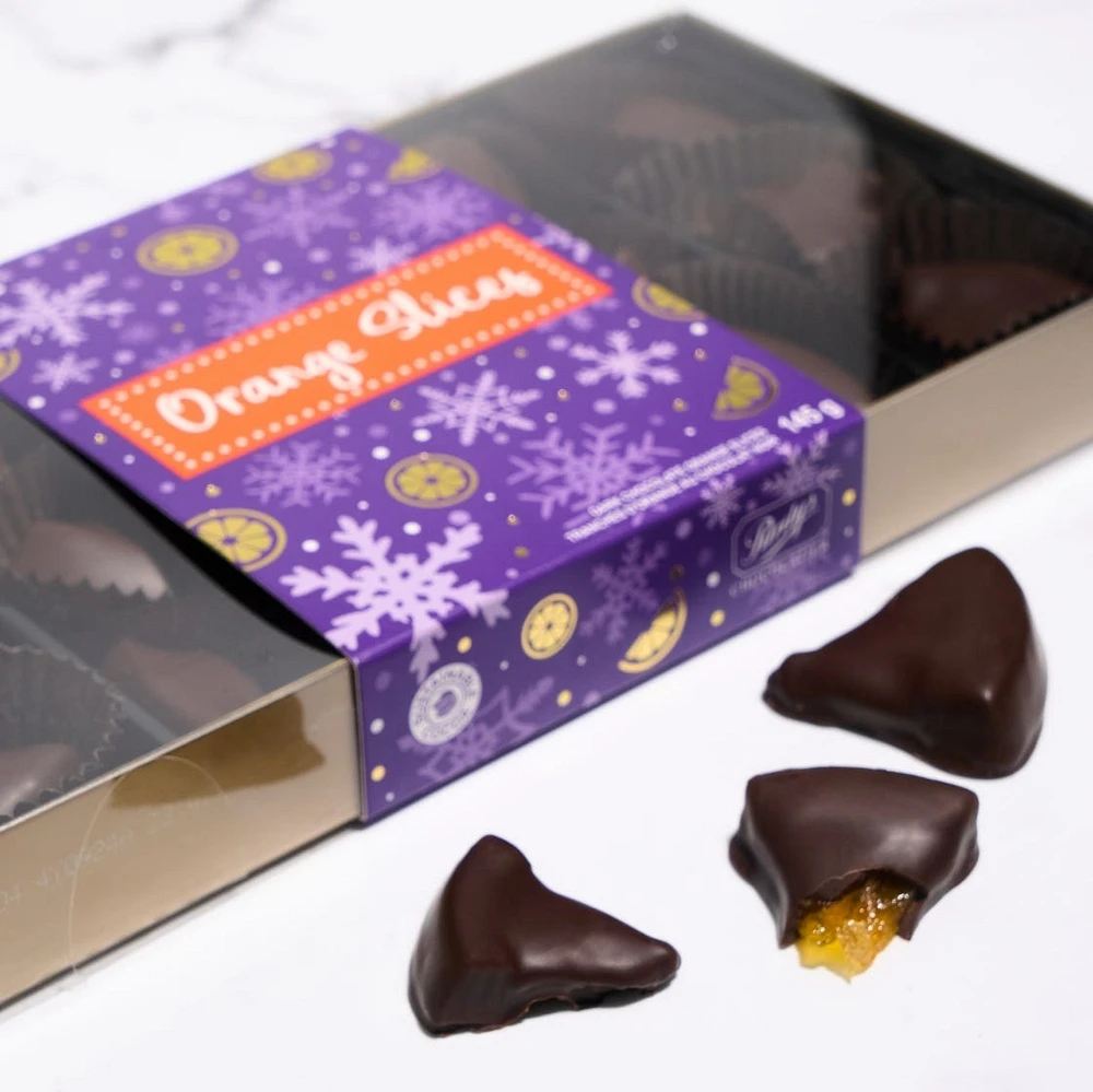 Dark Chocolate Orange Slices, 165 g