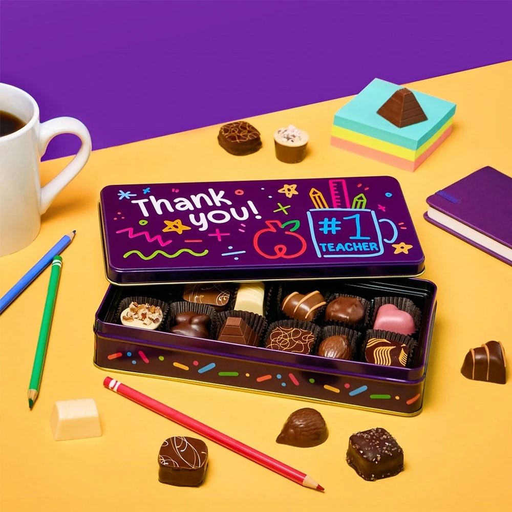 Thank You Teacher Gift Tin, 12 pc