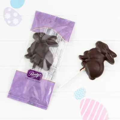 Dark Chocolate Bunny Lolly, 30 g