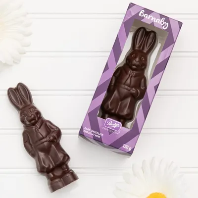 Dark Chocolate Barnaby Bunny, 120 g