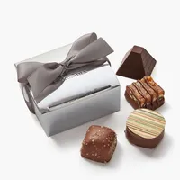 Assorted Chocolate Silver Favour, Silver Ribbon