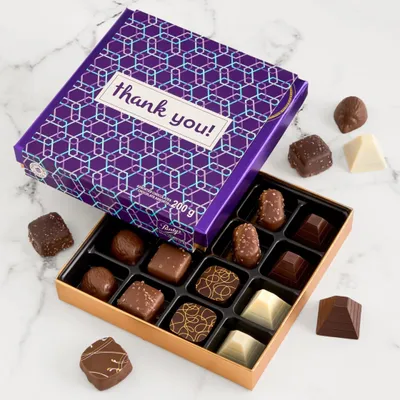 Thank You Chocolate Gift Box, 16 pc