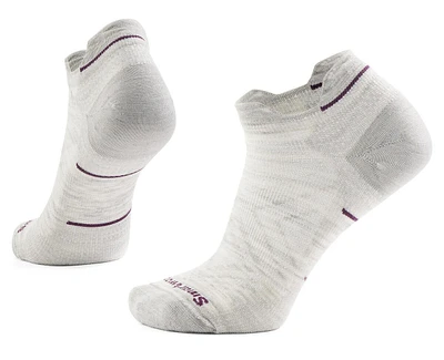 Women's Run Zero Cushion Low Ankle Socks Ash