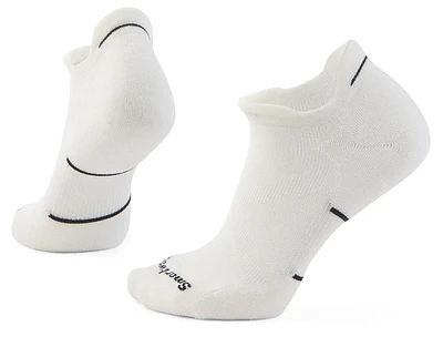 Women's Run Targeted Cushion Low Ankle Socks Black-white