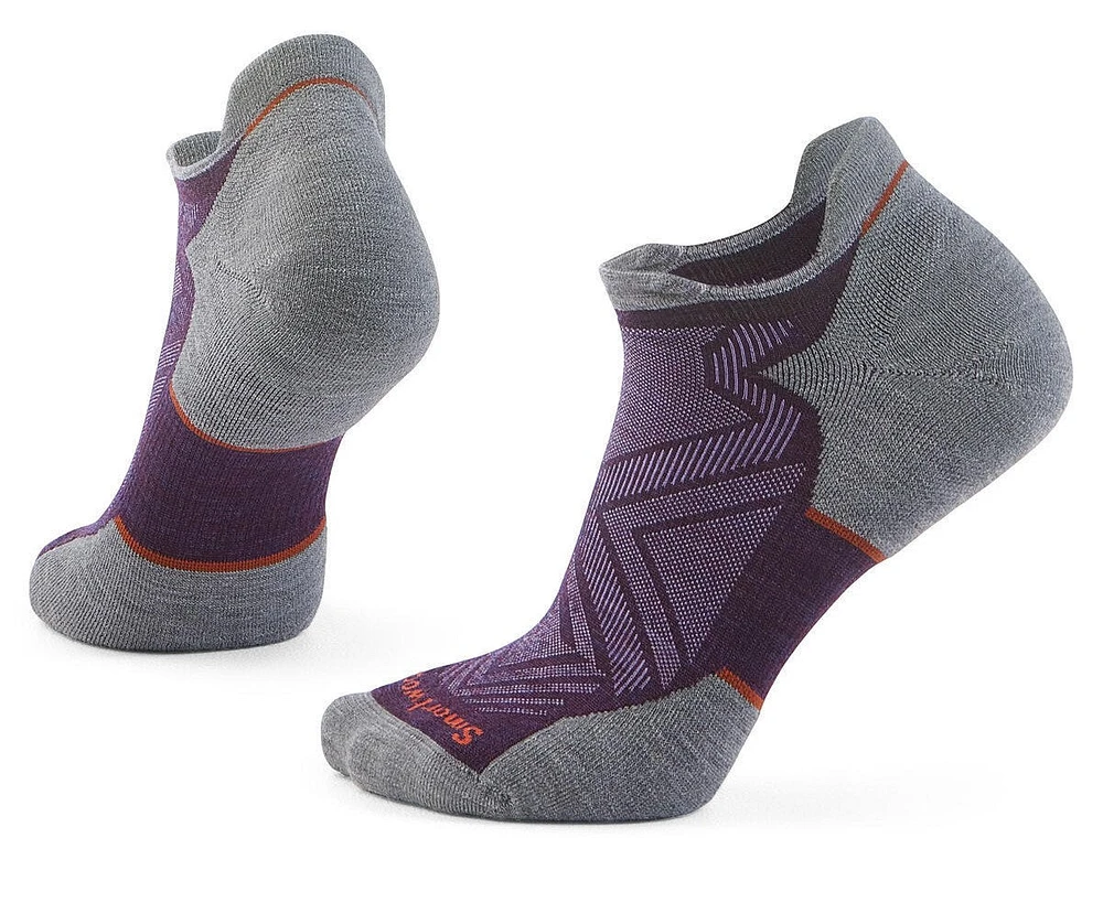 Women's Run Targeted Cushion Low Ankle Socks Purple Iris