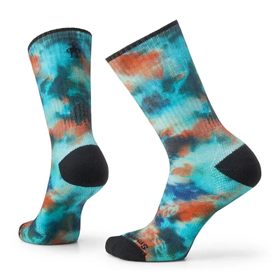 Athletic Far Out Tie Dye Print Crew Socks Capri