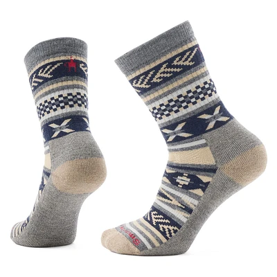 Everyday Cabin Games Crew Socks Medium Gray