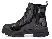 K Ashton Lace Up Glitter Black