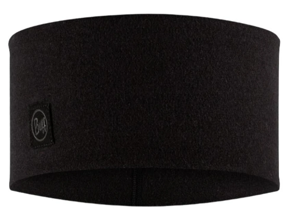 Merino Wide Headband Black