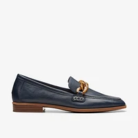 Sarafyna Iris Leather Navy