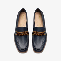 Sarafyna Iris Leather Navy