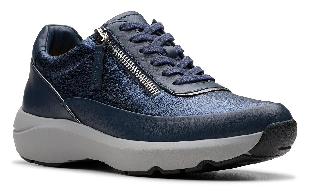 Tivoli Zip Leather Navy Combi