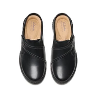 Caroline Bay Leather Black