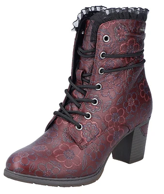 Bordeaux Warmlined Heeled Boot