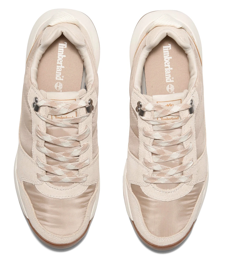 Retro Swift Low Lace Up Sneaker Light Beige