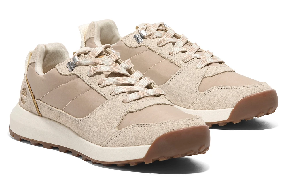 Retro Swift Low Lace Up Sneaker Light Beige