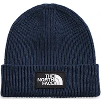 TNF Logo Box Cuffed Beanie Summit Navy