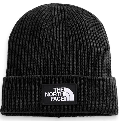 TNF Logo Box Cuffed Beanie TNF Black