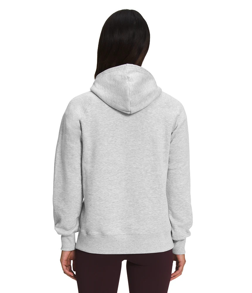 Women's Half Dome Pullover Hoodie TNF Light Grey Heather White