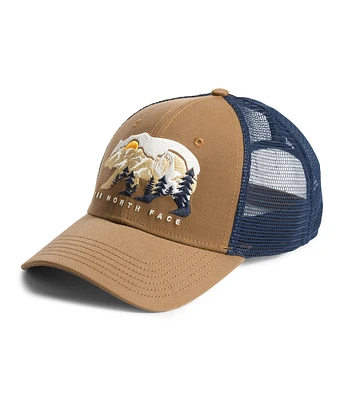 Embroidered Mudder Trucker Utility Brown Bear Graphic