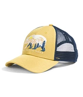 Embroidered Mudder Trucker Yellow Silt Summit Navy Bear Graphic