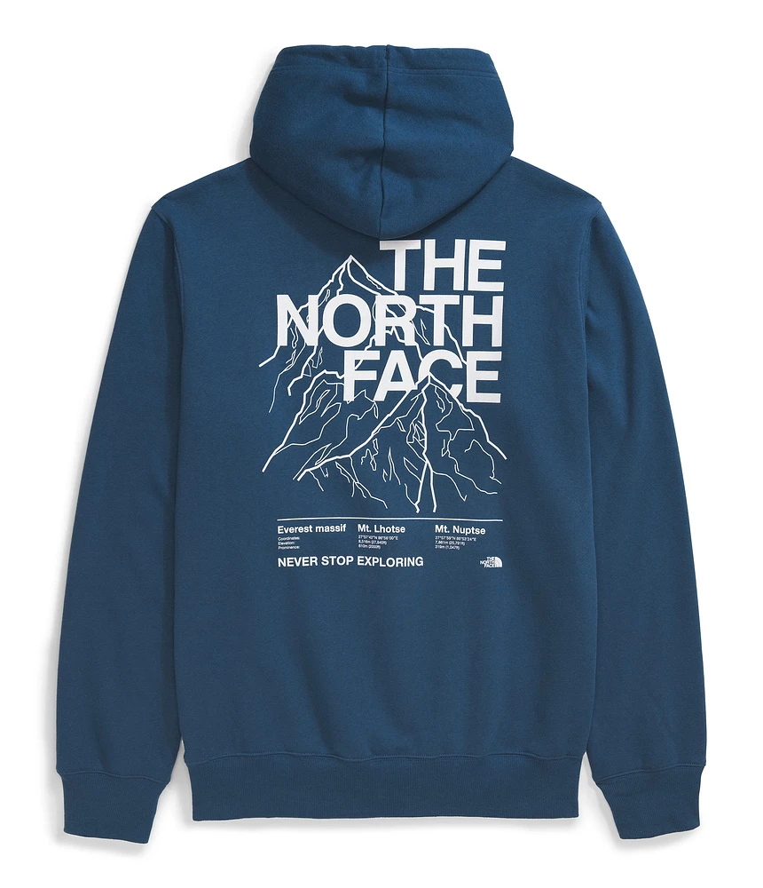 Men's Places We Love Hoodie Shady Blue TNF White