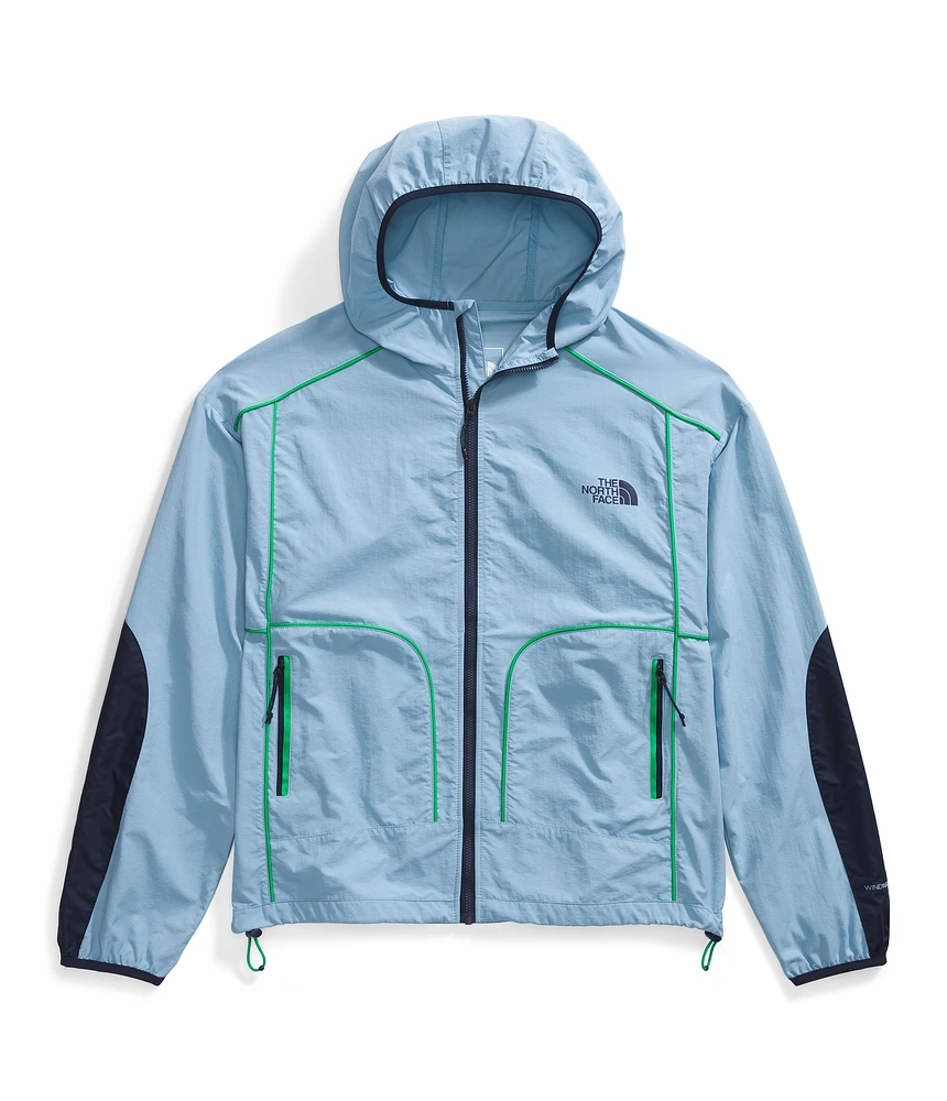 Women's Trailwear Wind Whistle Jacket Steel Blue Optic Emerald