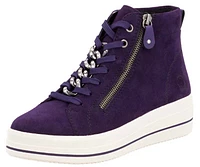 Aubergine Lace Up Boot