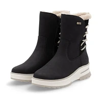 Black Warmlined Flip Grip Side Zip Boot