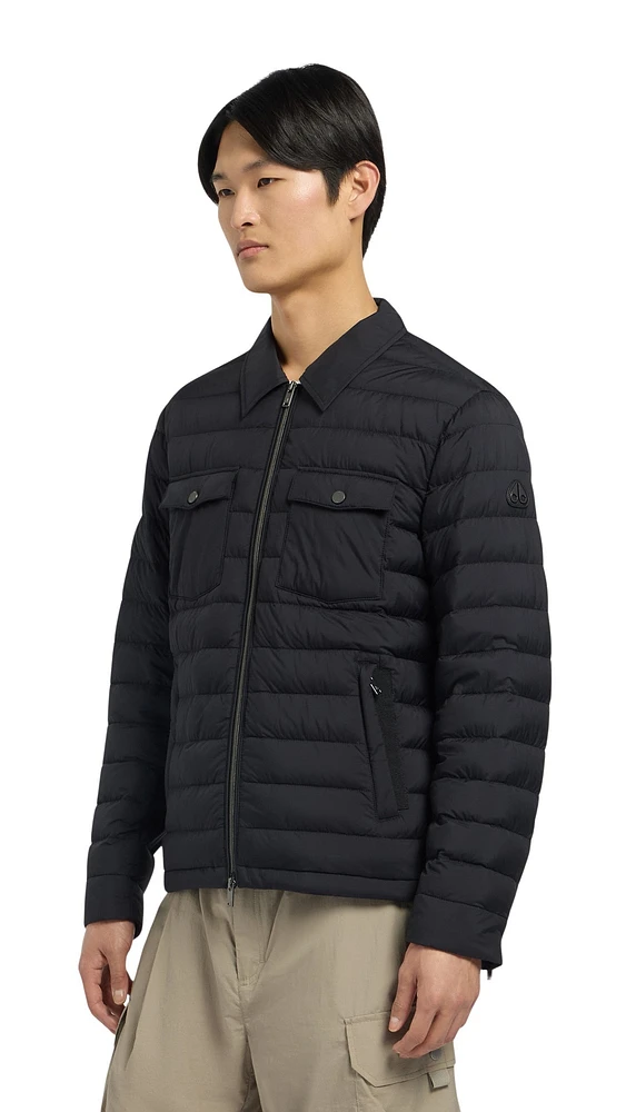 Air Down Ashton Shirt Jacket Black