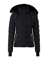 Betta Jacket Shearling Gold Black With