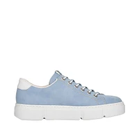 Aqua Blue Lace Up