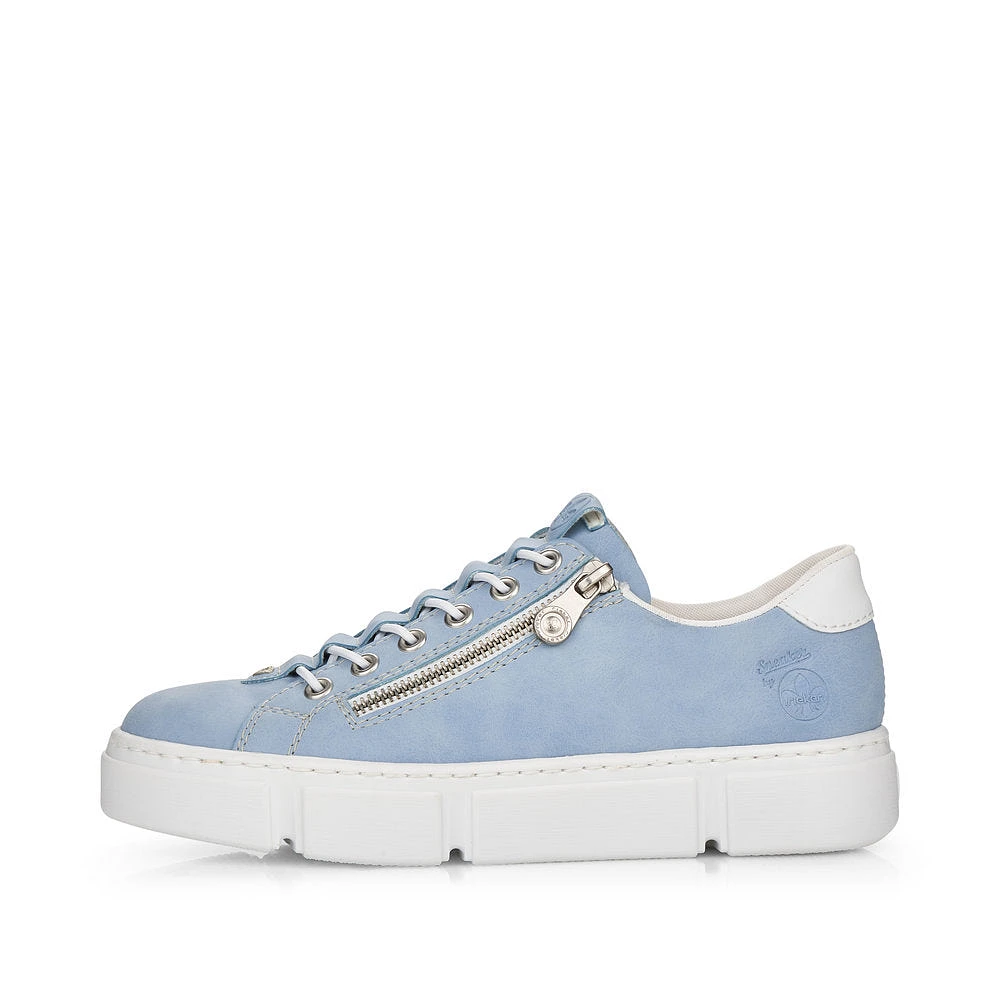 Aqua Blue Lace Up