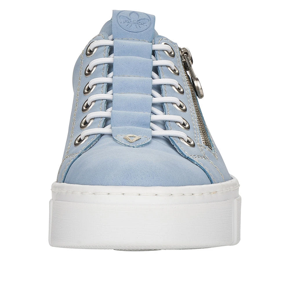 Aqua Blue Lace Up