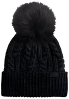 Women's Oh Mega Fur Pom Beanie TNF Black