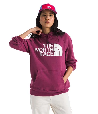 Women's Half Dome Pullover Hoodie Cyber Berry/Tnf White