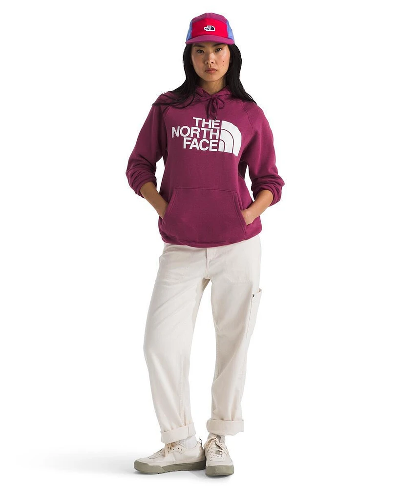 Women's Half Dome Pullover Hoodie Cyber Berry/Tnf White