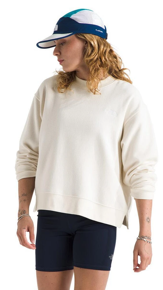 Women's Evolution Fleece Crew White Dune