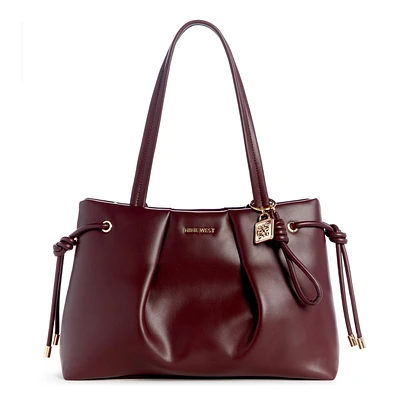 Elin 3 Comp Satchel Merlot