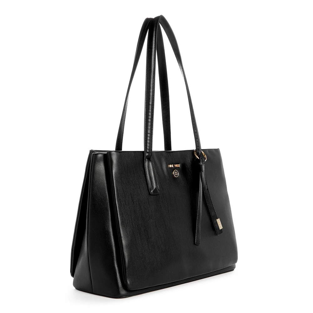 Eliena Mult Cmpartmnt Carryall Black