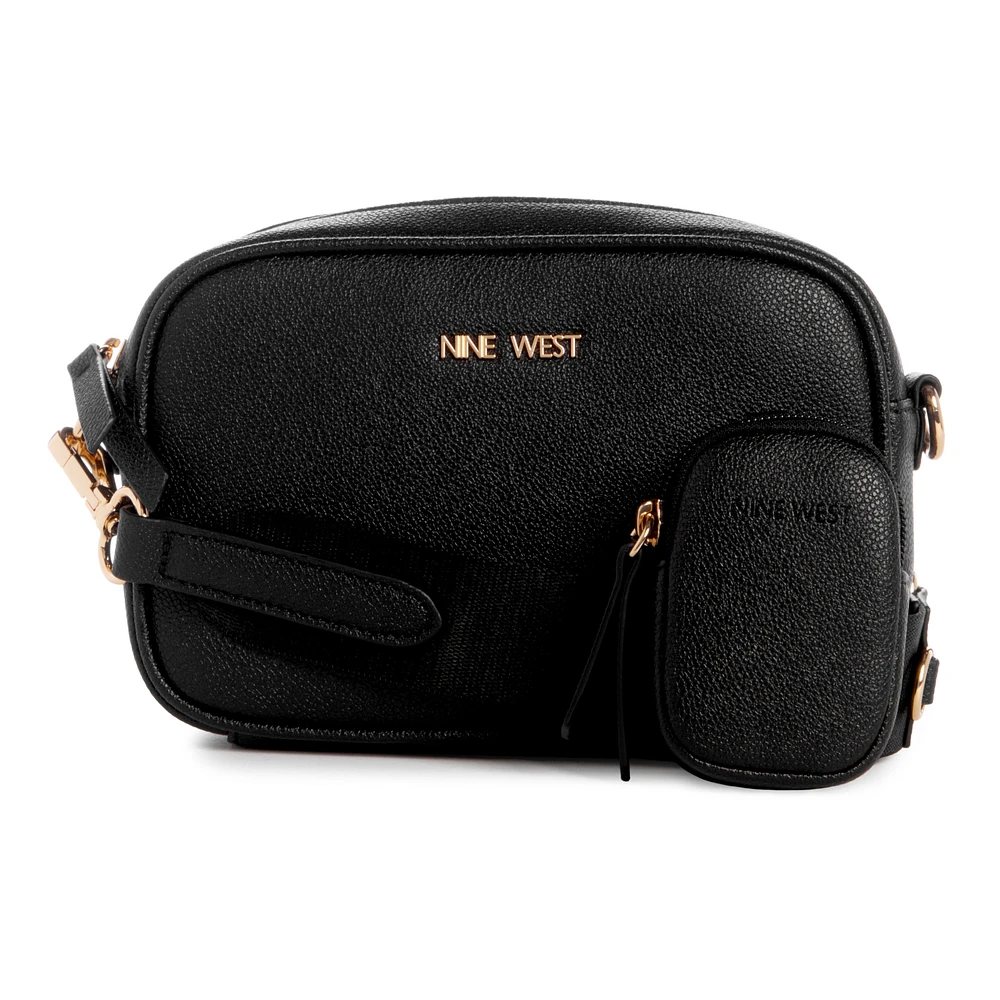 Peaches Mini Camer Crossbody Black