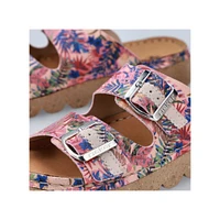 Pink Floral Slide